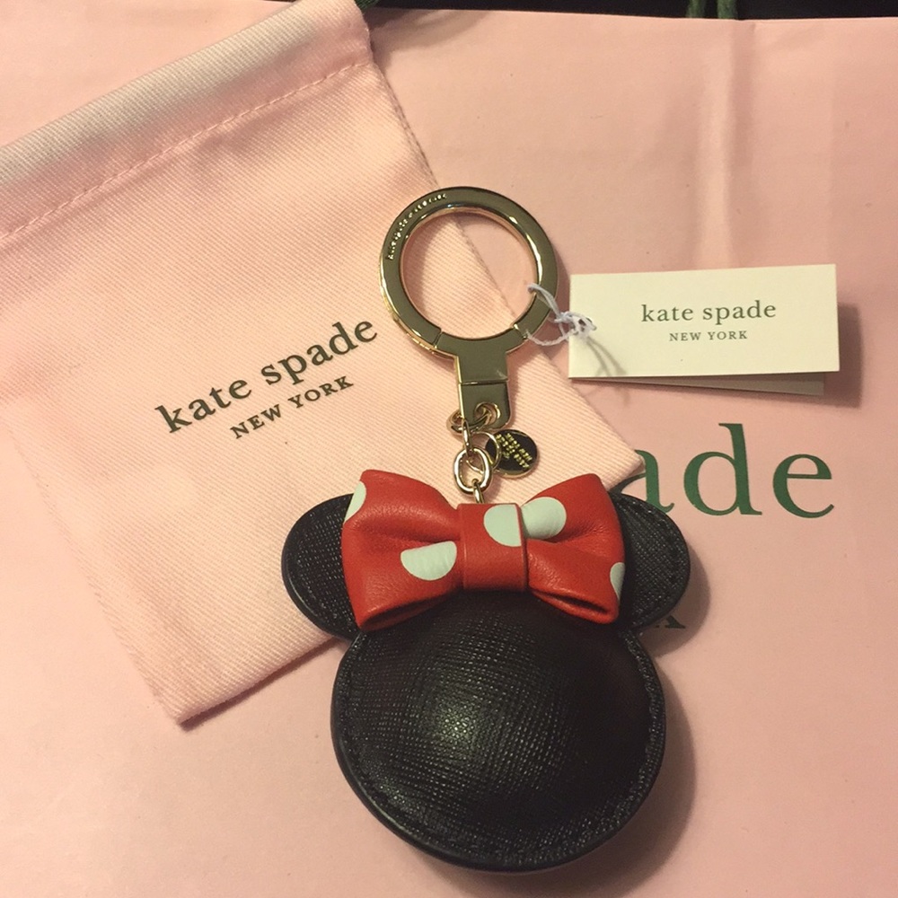 ♠️KATE SPADE NY FOR MINNIE MOUSE KEYCHAIN / KEYFOB